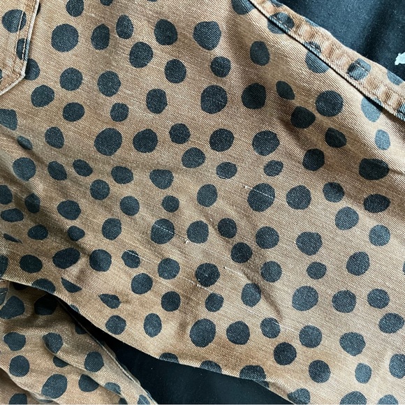 Madewell Leopard Dot 10" High Rise Skinny Jeans - Picture 6 of 9